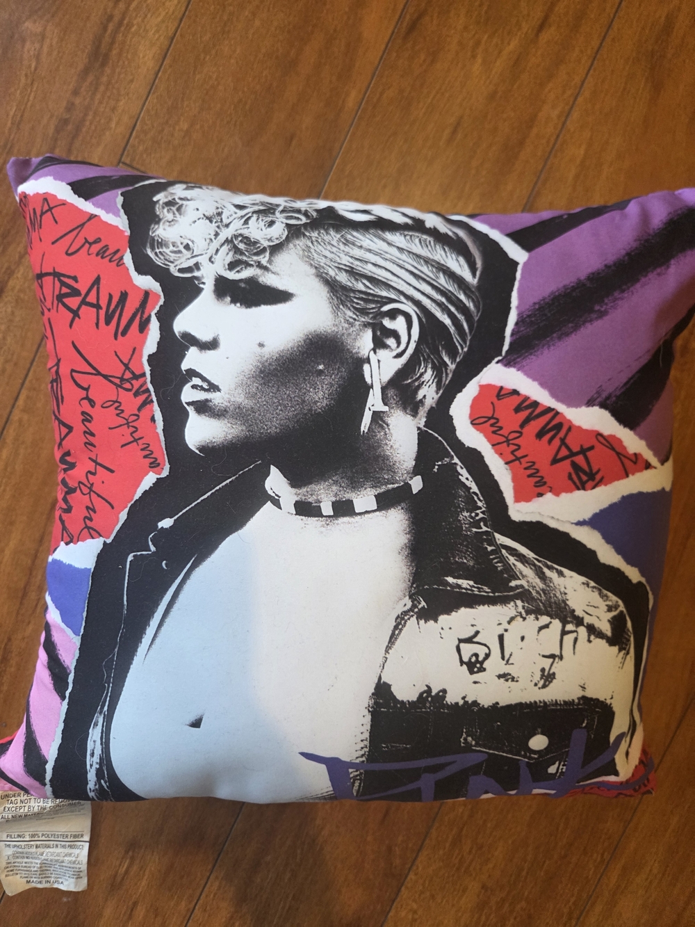 Singer Pink! Decortive/Throw Pillow